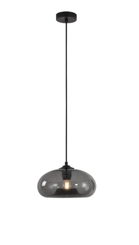 Hanging lamp Paradise gray glass