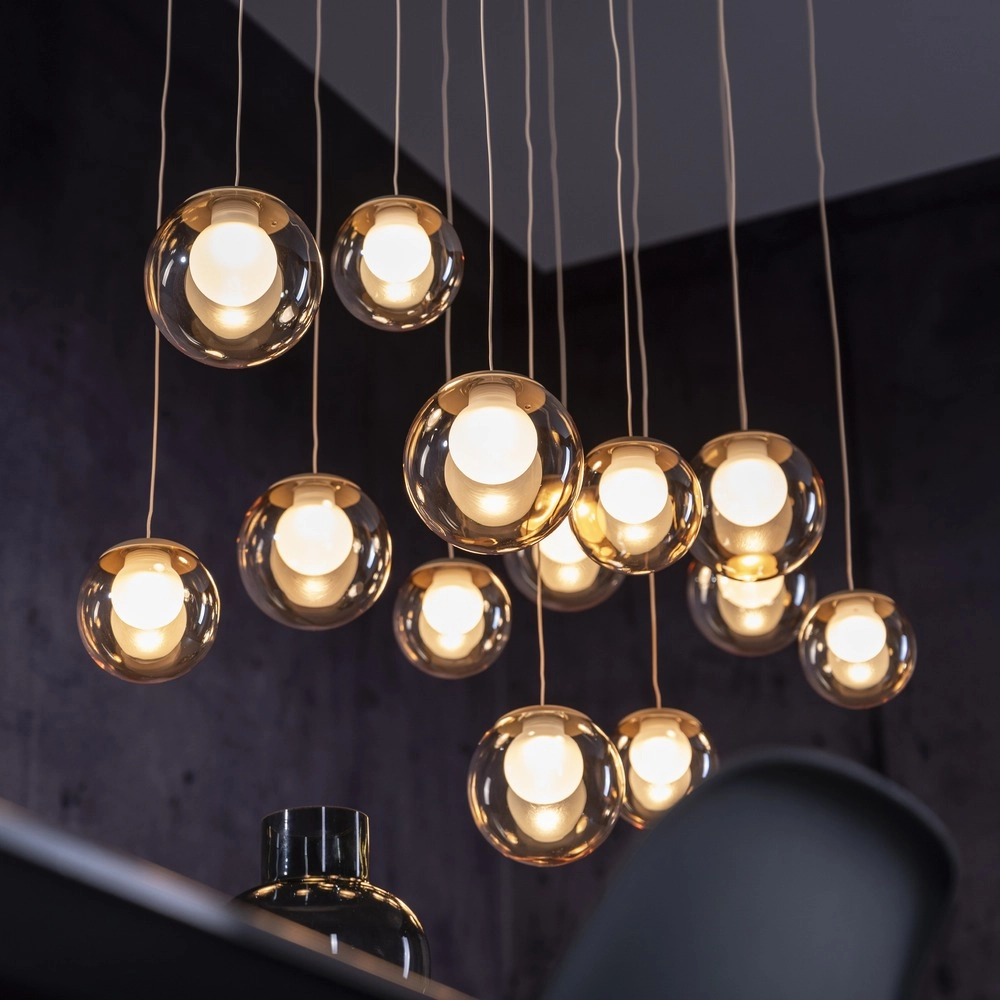 13-light pendant lamp Pure Popup Bronce Paul Neuhaus 4012248398319