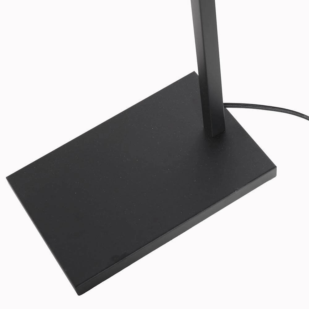 Floor lamp Vidrio black with amber glass Steinhauer 8712746173741