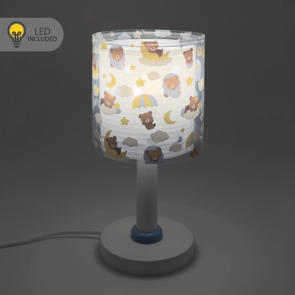 Children's room table lamp Baby Teddy blue Dalber 8420406002170