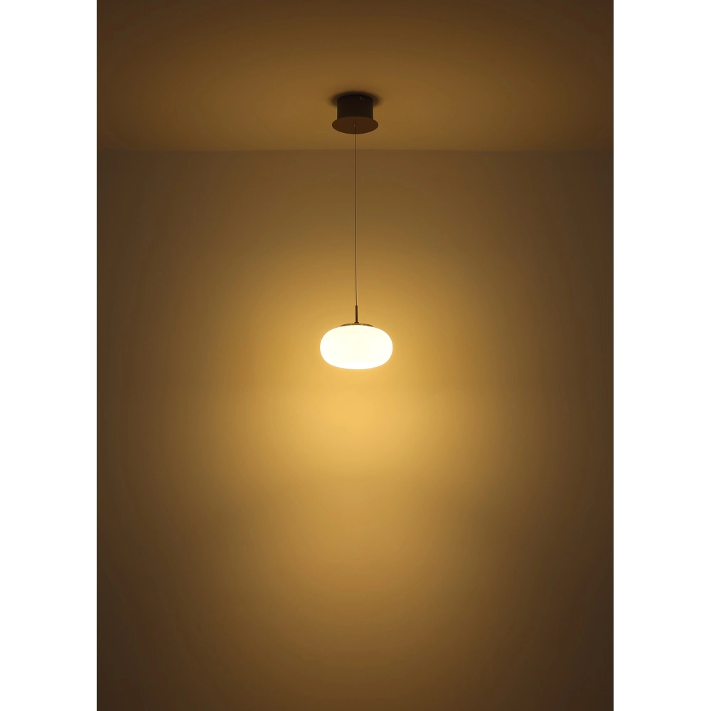 Design pendant lamp Quintara Single nickel Globo 9007371465323