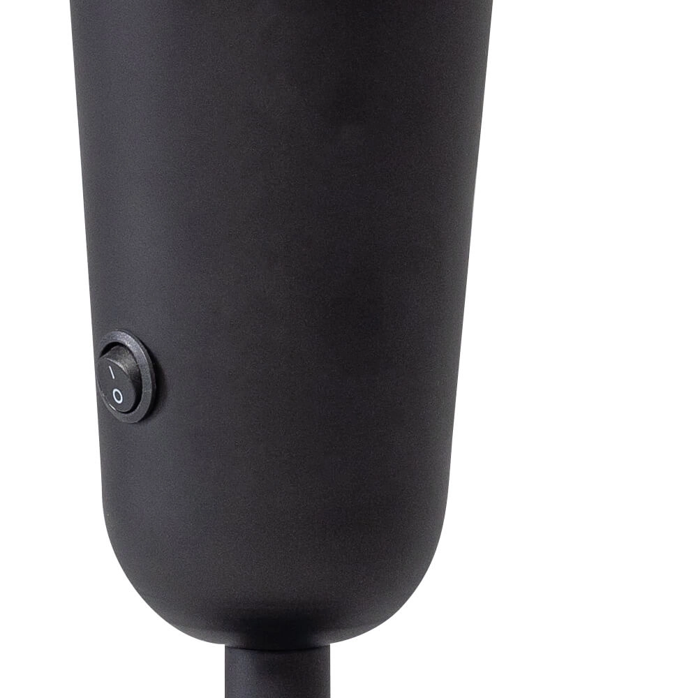 Modern table lamp The Britt black with gold ETH 8720195304432