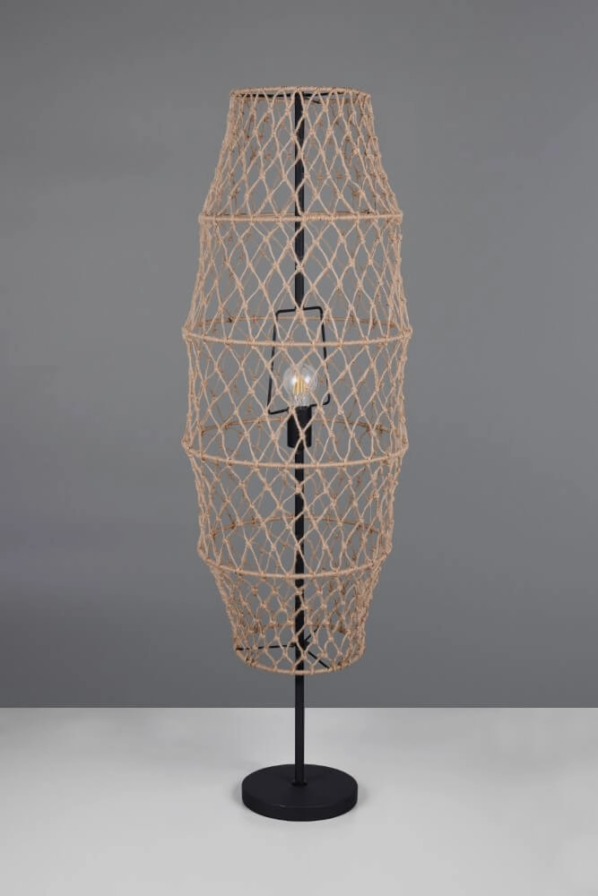 Rattan floor lamp Hive Ø 38cm Trio 4017807637243