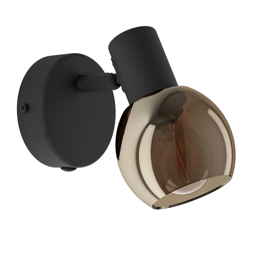 Wall lamp Castellazo Black Eglo 9008606392087