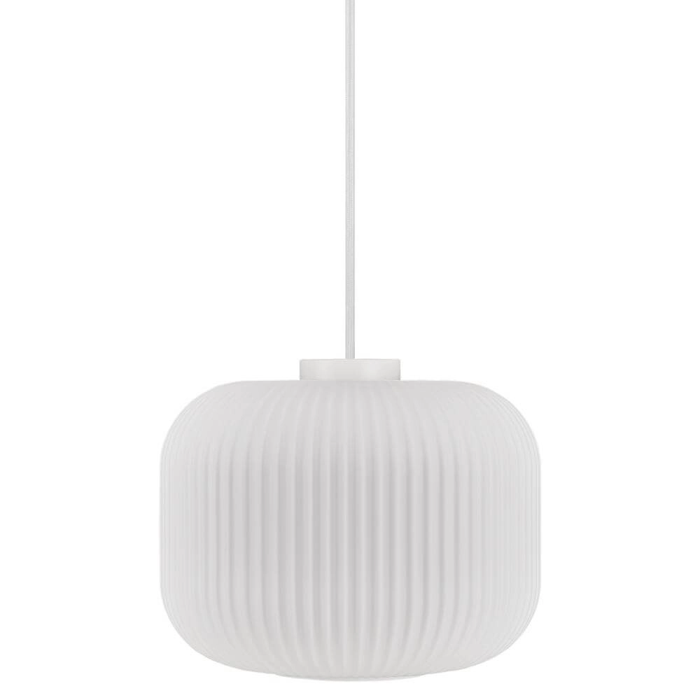 White pendant lamp Milford Ø 30cm Nordlux 5701581407084