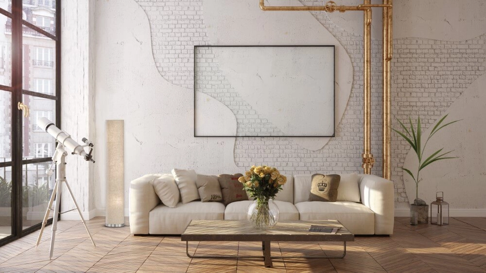 Floor lamp Thor 110cm sand Fischer & Honsel 4003694400282