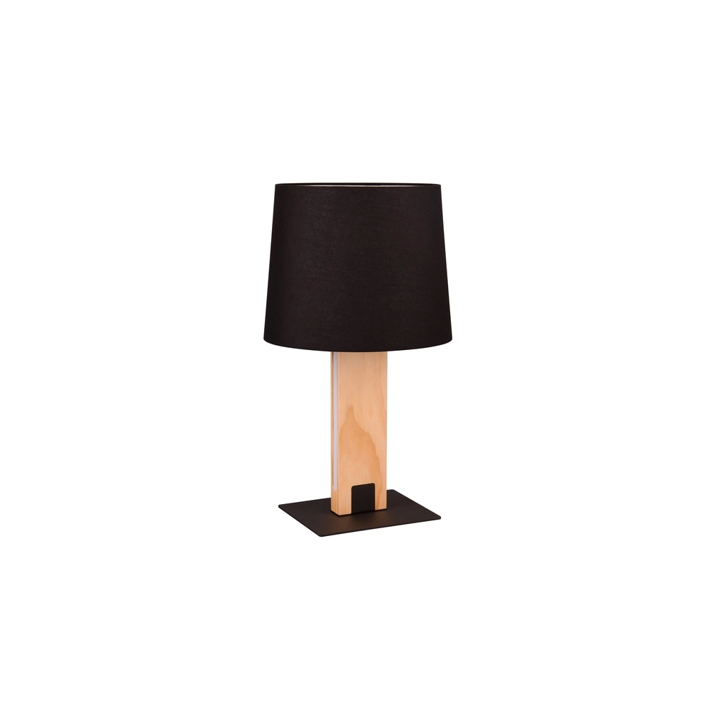 Table lamp Rahul Design black with wood Trio 4017807600469