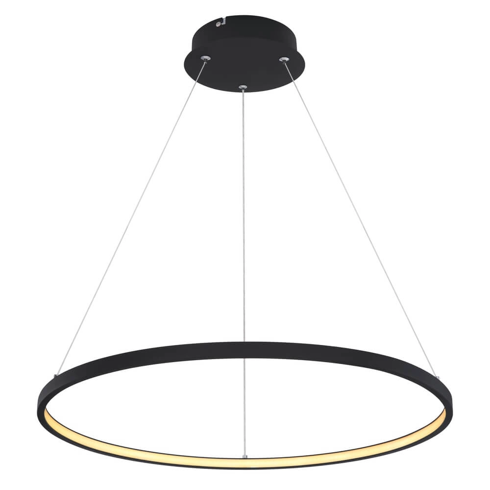 Sleek pendant lamp Ralph round Ø 60.5cm