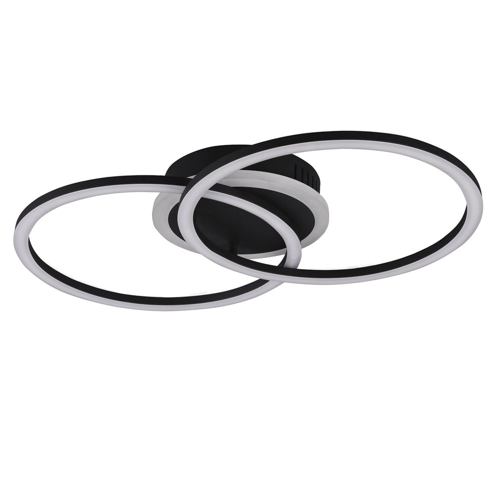 Black ceiling lamp Venida