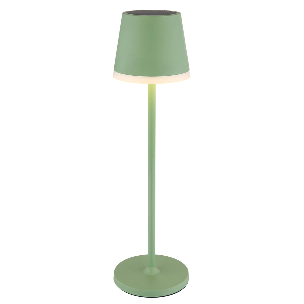 Solar table lamp Vannieso Green