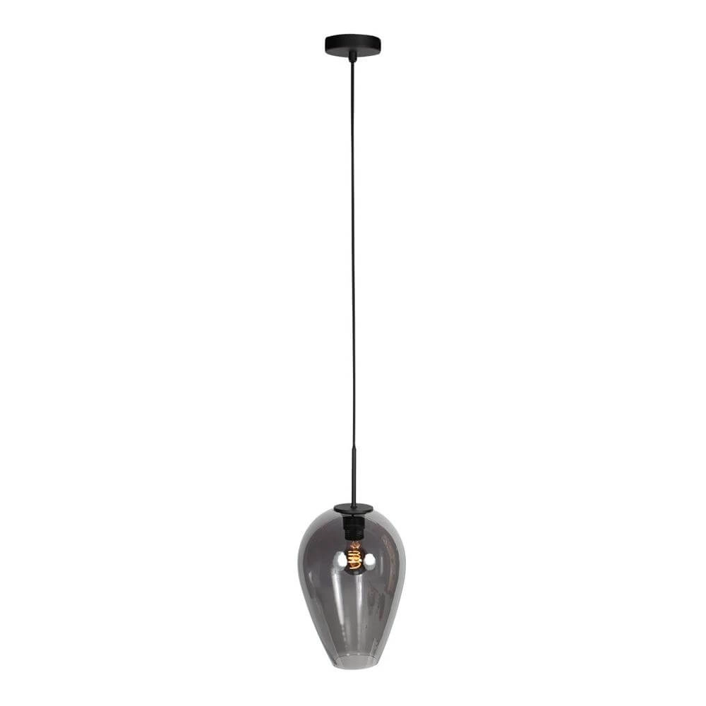 Pendant lamp HaloSwap with 1 smoke glass Ø 22.5cm Steinhauer 8712746179705