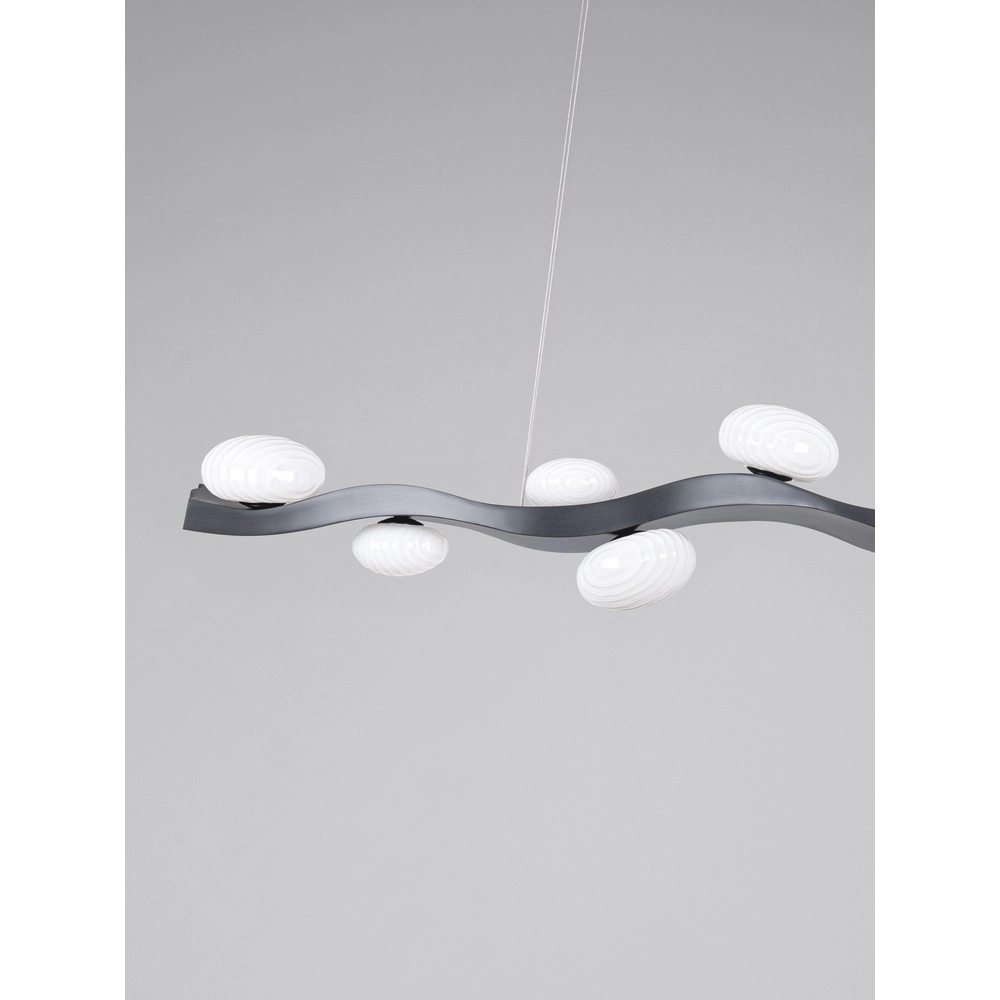 Black pendant lamp Severo Design Lyora 5212063500372