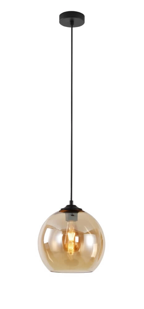 Design hanging lamp Marino amber Ø 25cm