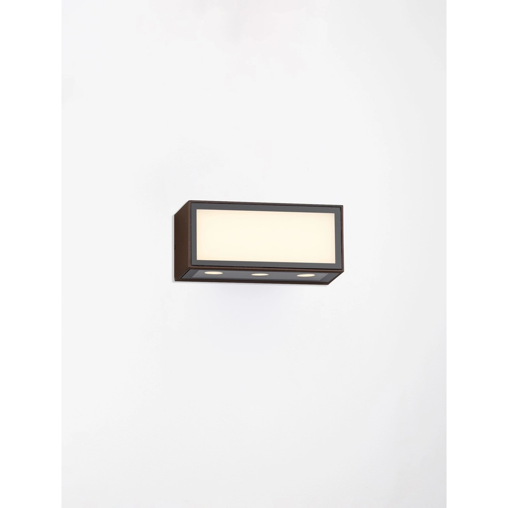 Unique wall lamp Inga Rusty brown Lyora 5212017449559