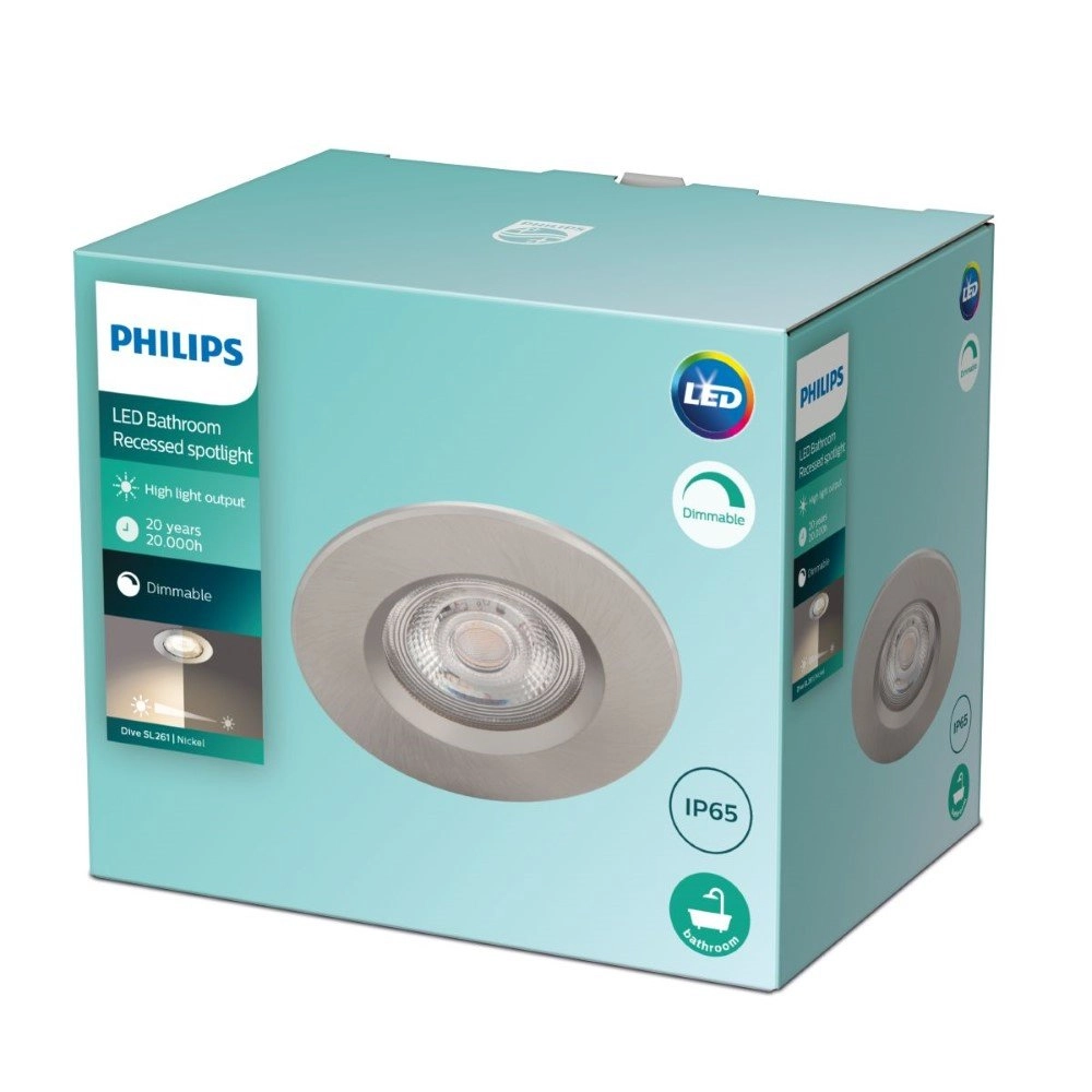 Stainless steel led spot Dive Philips 8718699755669