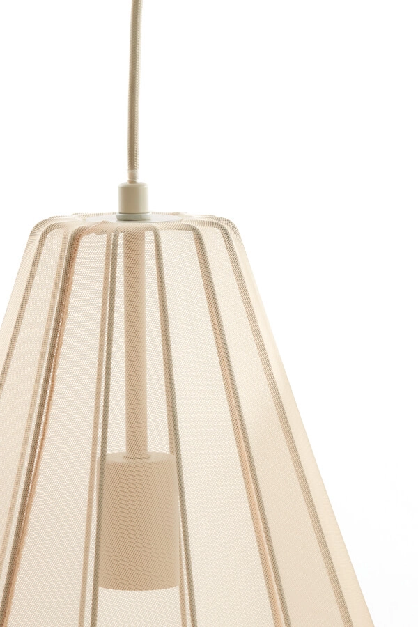 Japandi pendant lamp Itela 3-light cream 80cm Light & Living 8717807702779