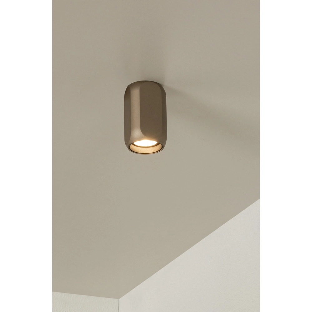 Champagne surface-mounted spot Braga 1x GU10 - Ø 6cm Premium by Lucide 5411212234377