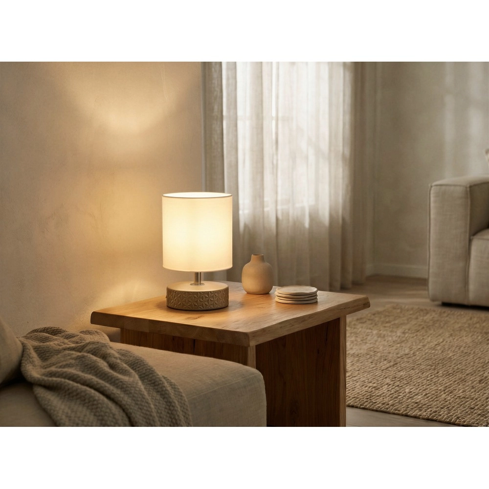 Table lamp Romanoro pink with green