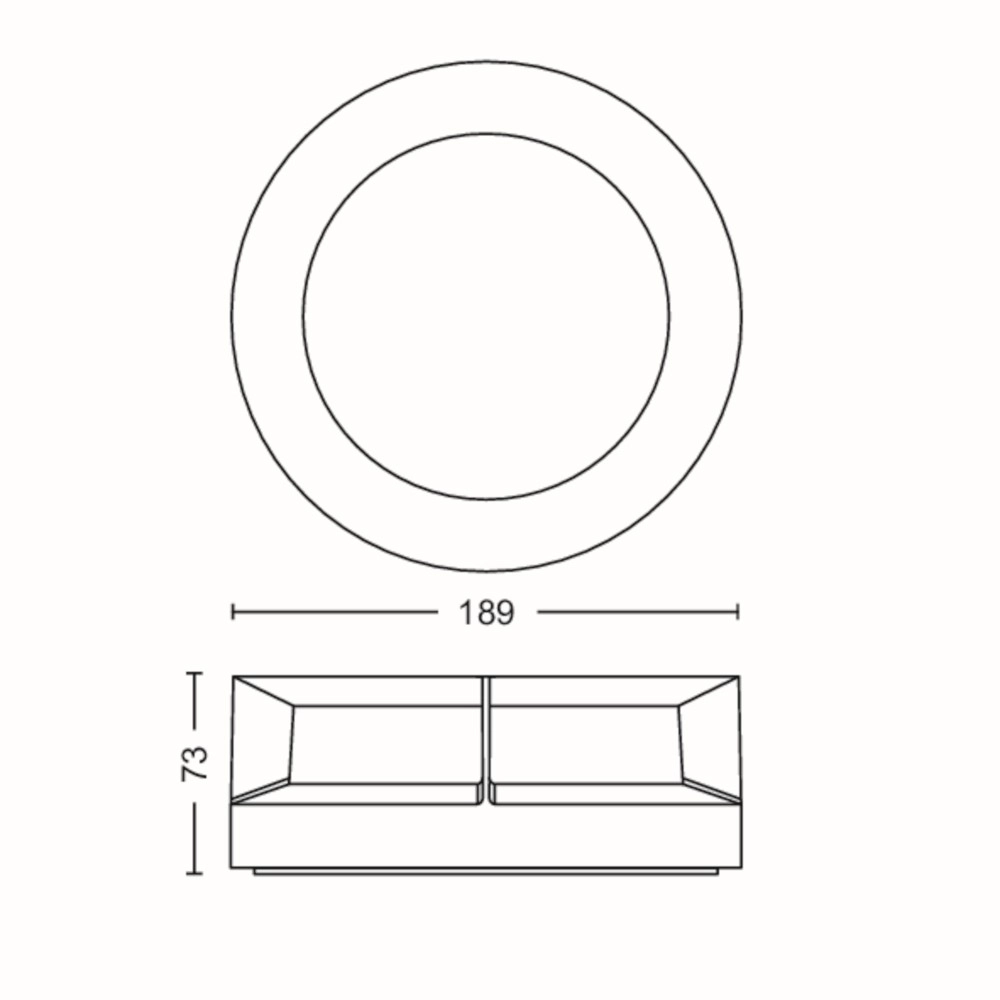 LED outdoor lamp Actea Philips 8718696165928
