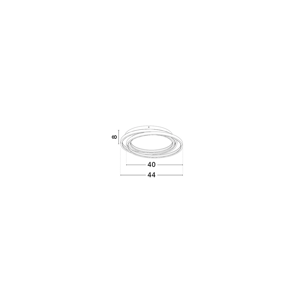 Round ceiling lamp Arbor black Ø 44cm Lyora 5212017454928