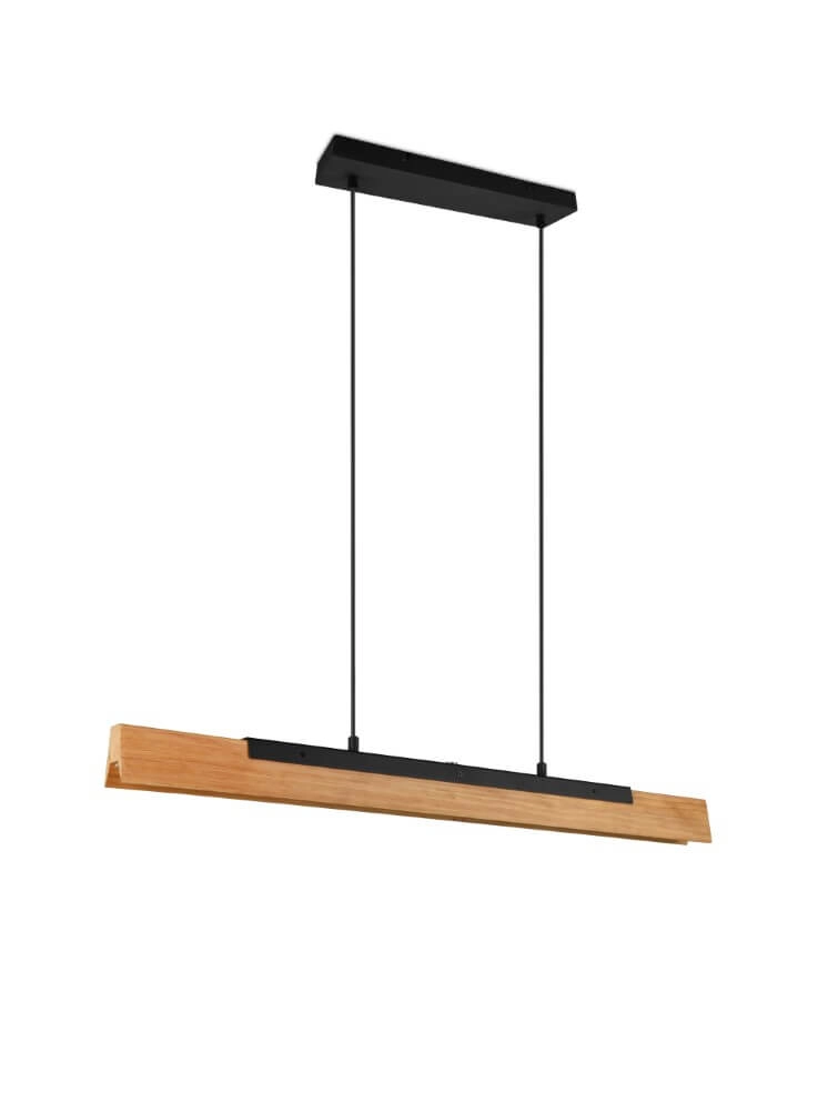 Wooden office hanging lamp Kerala Trio 4017807542455