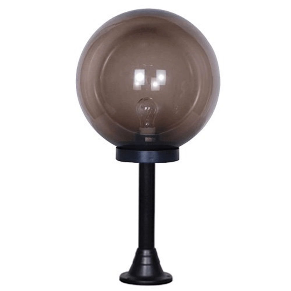 Globe lamp Bolano 91cm. standing smoke