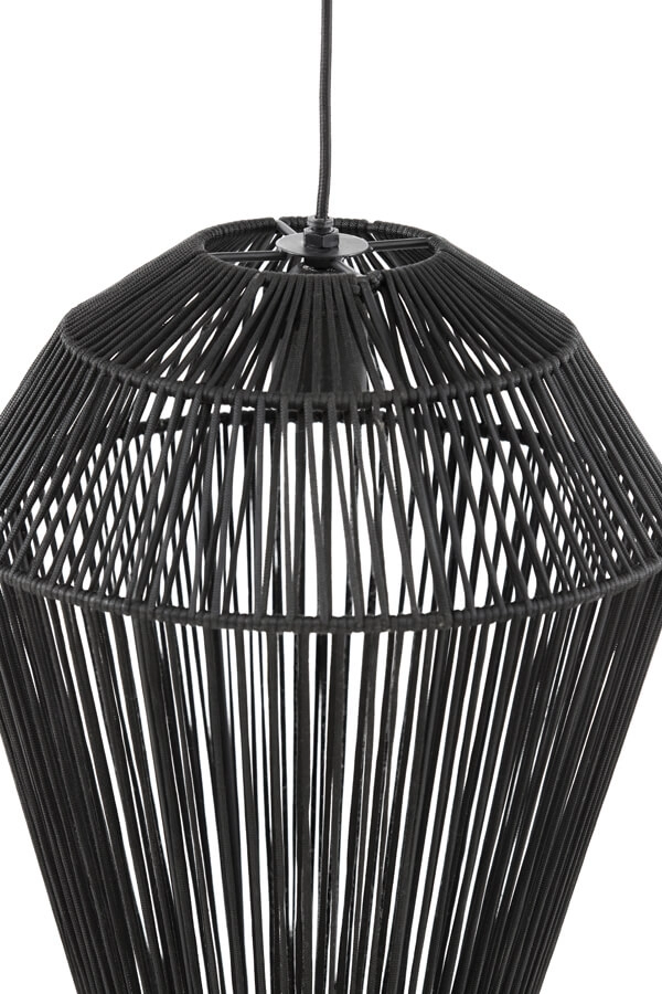 Bohemian pendant lamp Deya black Ø 30cm Light & Living 8717807681142
