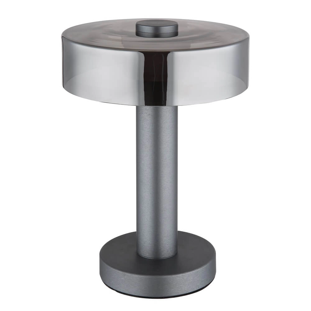 Sleek table lamp Grant grey Ø 22cm Globo 9007371462902