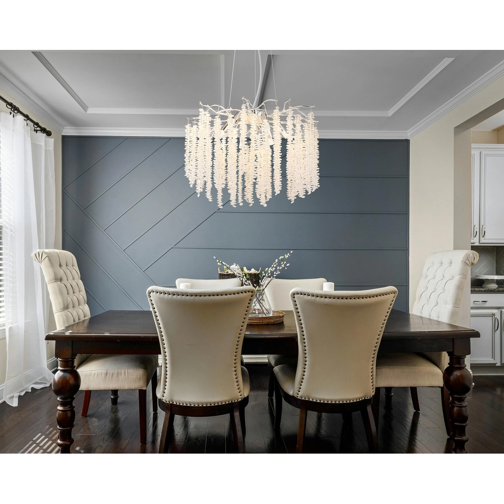 Pendant lamp Laverne chrome round Globo 9007371566167