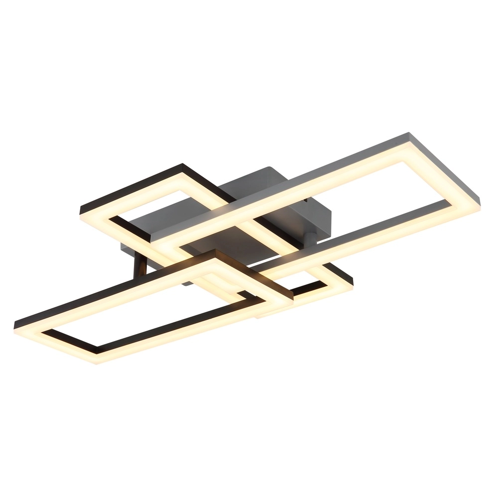 Black design ceiling lamp Sapena 61.4 x 34.1cm