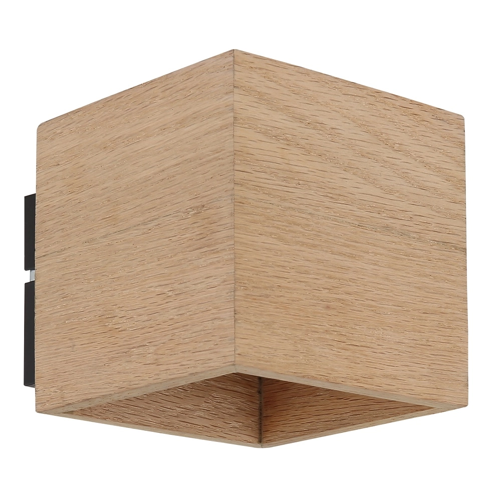 Wooden surface-mounted spotlight Edwin up & down Globo 9007371580323