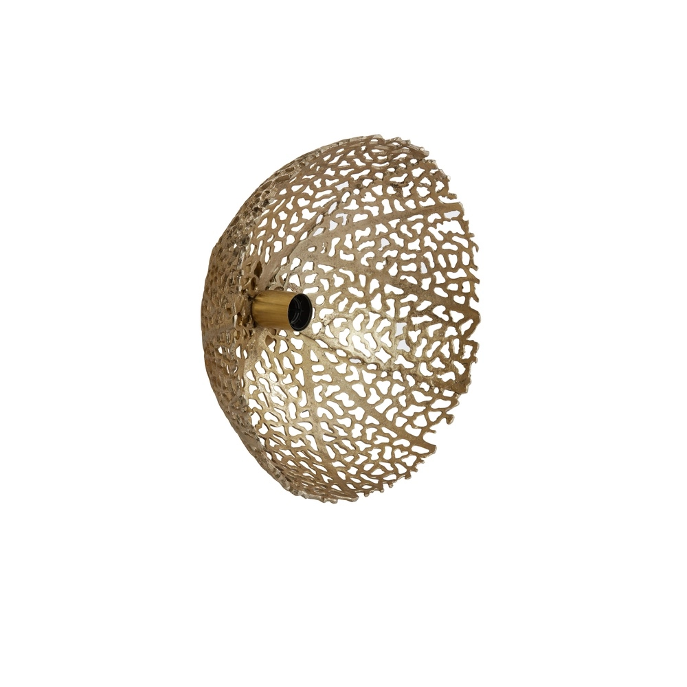 Brass wall lamp Sinula Ø 39cm - 1x E27