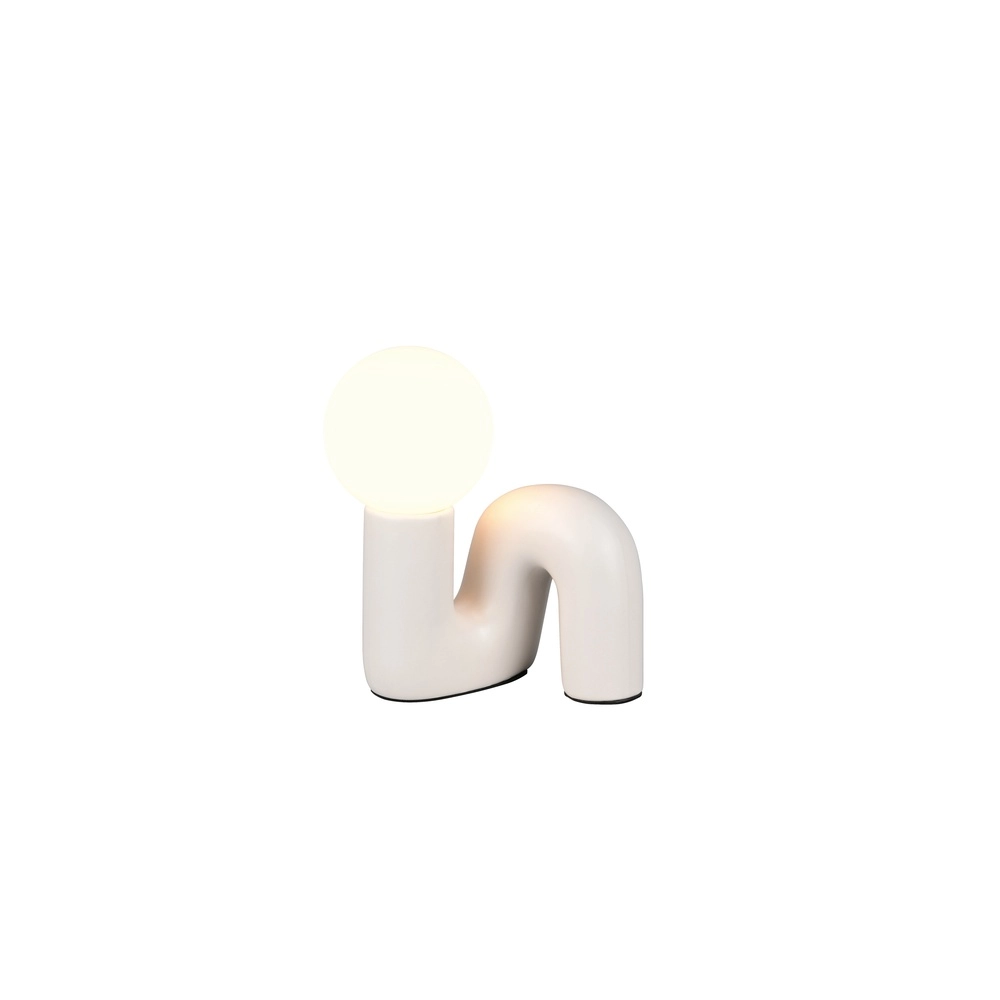 Table lamp Quinn grey Trio 4017807682250