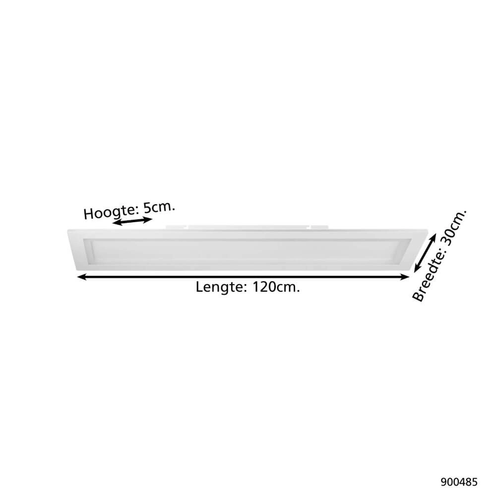 Rectangular ceiling lamp Padrogiano-Z white Eglo 9008606244201
