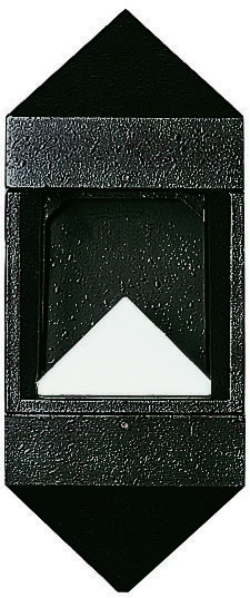Outdoor wall lamp black Led Oblong 30cm