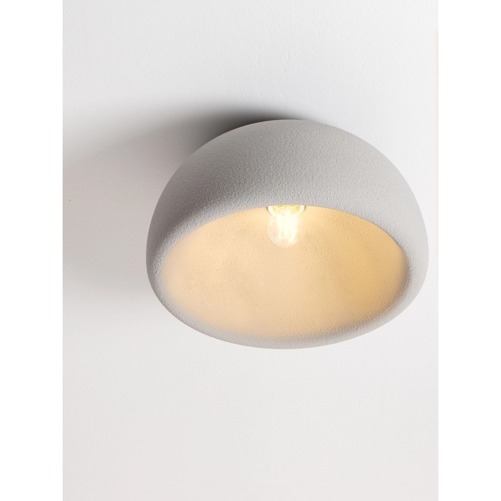 Modern ceiling lamp Davo grey Ø 43cm Lyora 5212017495723