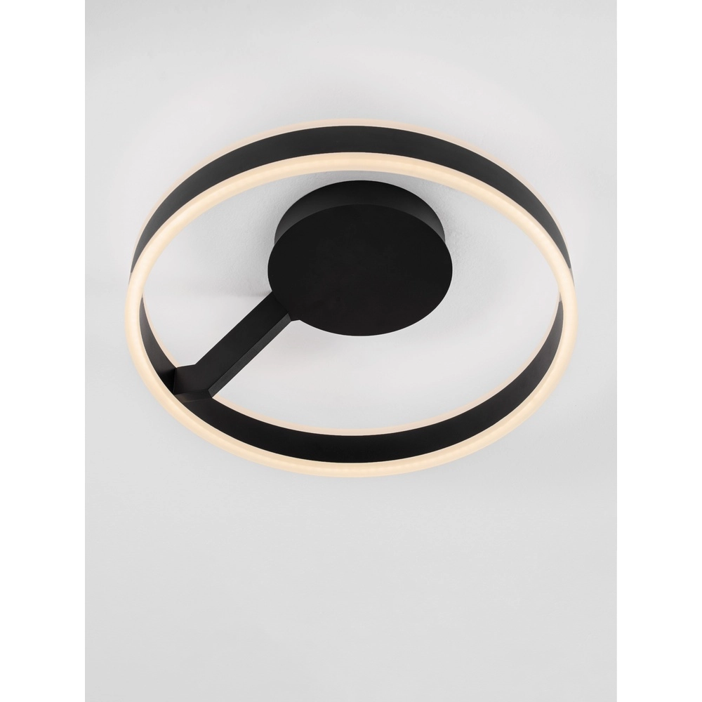 Ceiling lamp Bianco black Ø 40cm Lyora 5212017473813