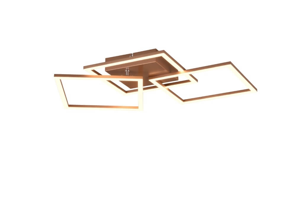 Brown ceiling lamp Trail design Trio 4017807578980