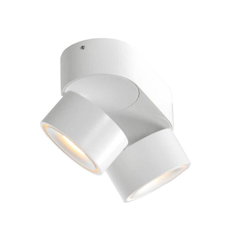 2-light ceiling lamp Fez Black White design Steinhauer 8712746177336