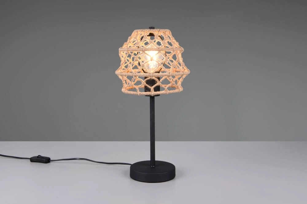Rattan table lamp Hive Ø 20cm Trio 4017807637229