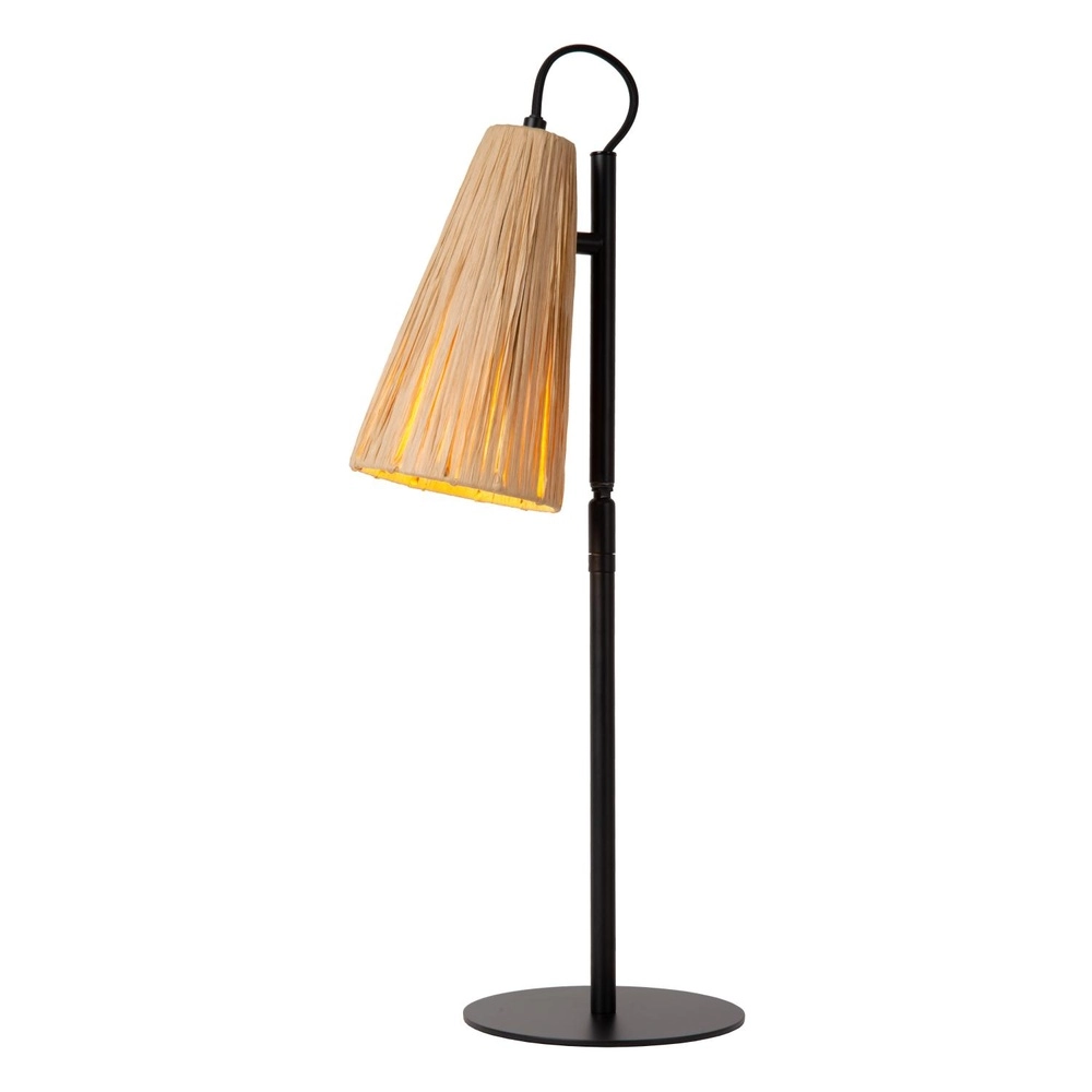 Unique table lamp Bensen wood Lucide 5411212051646