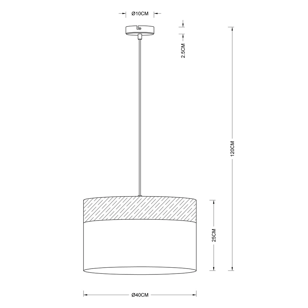Pendant lamp Chipsy with wood look Ø 40cm Globo 9007371328826