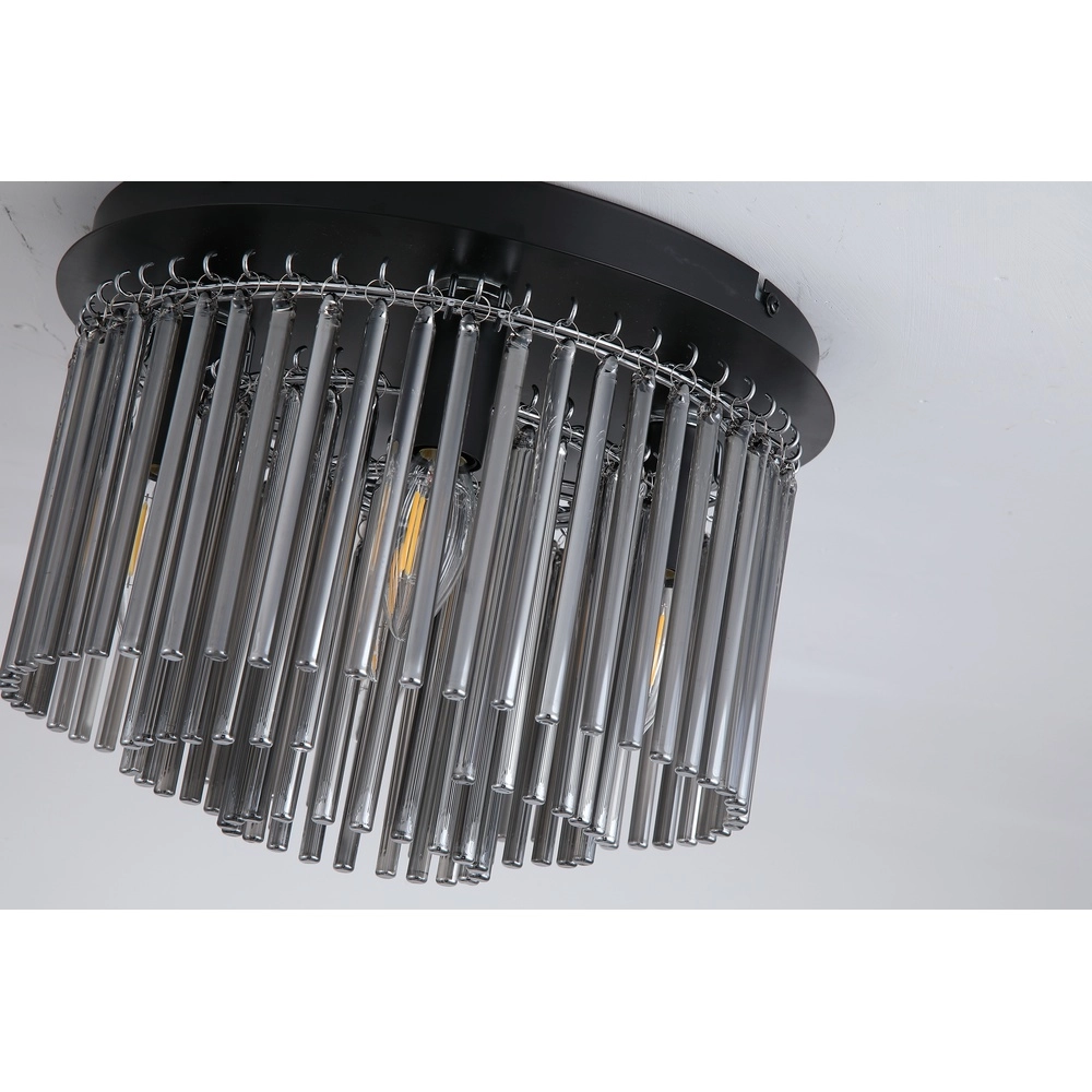 Ceiling lamp Swizzle black Searchlight 5053423302553