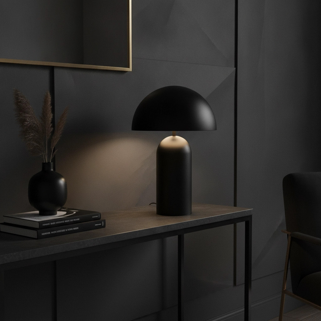 Table lamp Best Ø 25cm black with gold