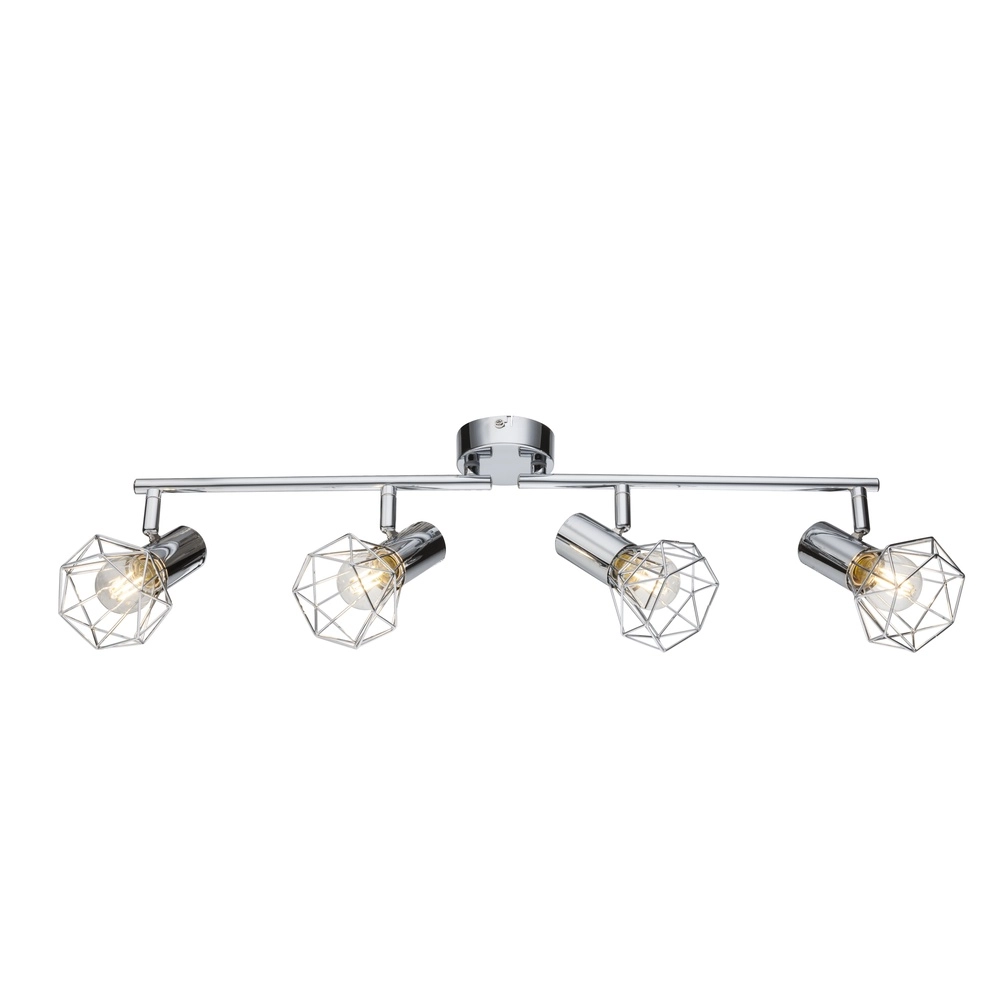 4-light ceiling lamp Xara I chrome