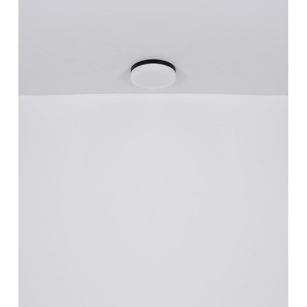Design ceiling light Vranos black for outdoor use Ø 18.4cm Globo 9007371434763
