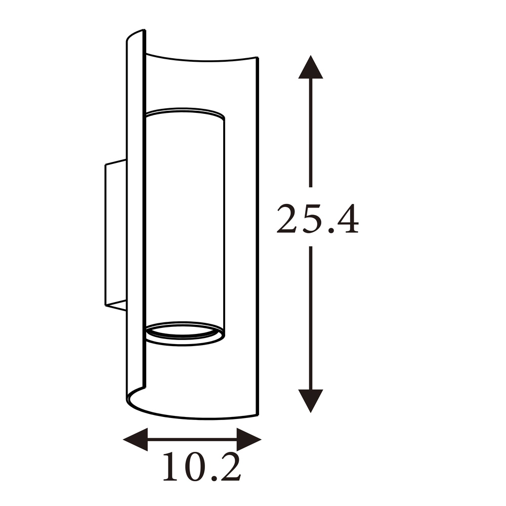 Design wall lamp Roll gold Searchlight 5053423301372