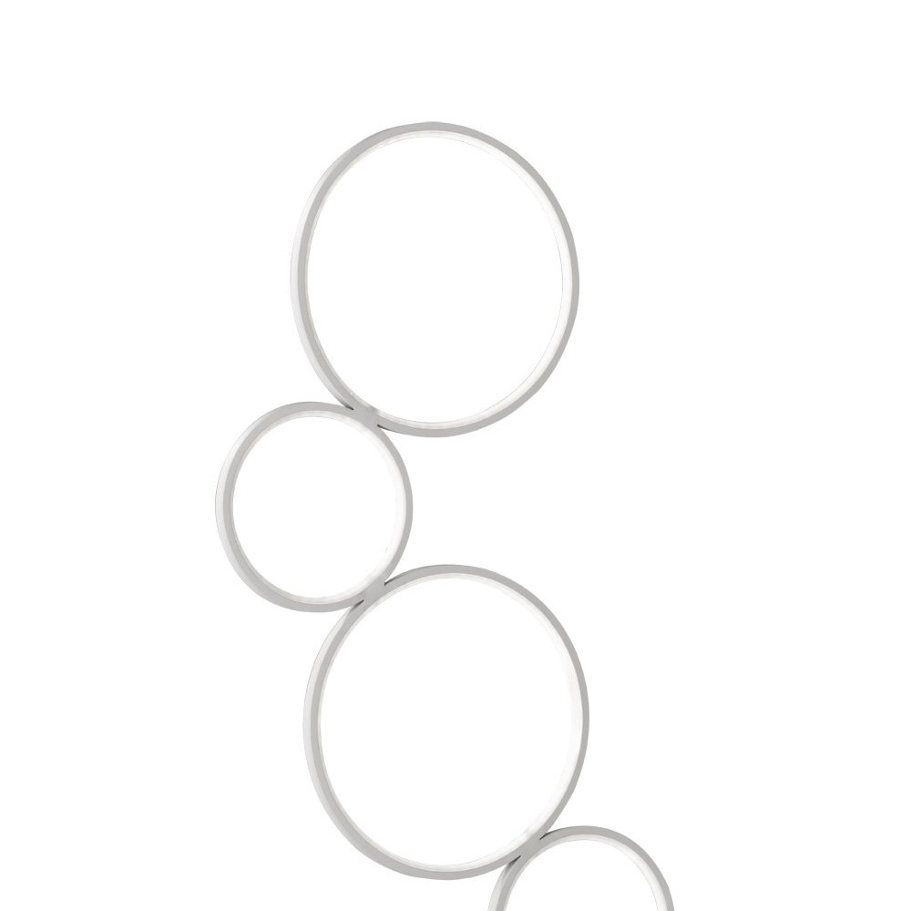 Floor lamp Rondo 5-ring white Trio 4017807423822