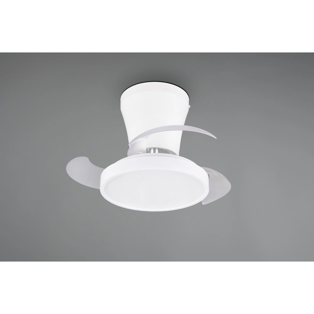 Small fan Moss white Ø 22cm Trio 4017807688924