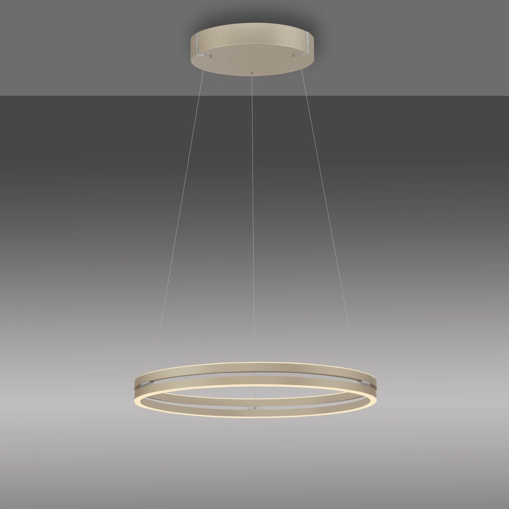 Office pendant lamp Pure E-Loop bronce - Ø 70cm Paul Neuhaus 4012248398364